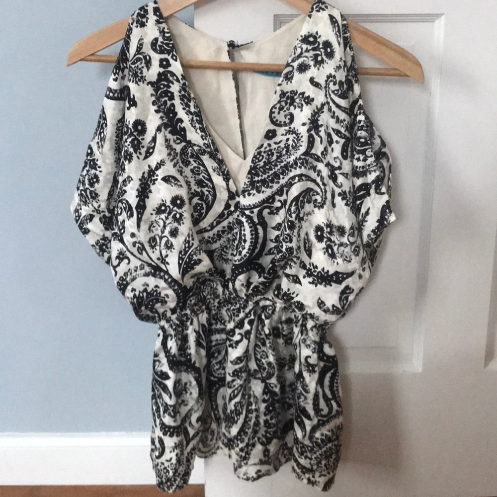 Alice and Olivia silk top